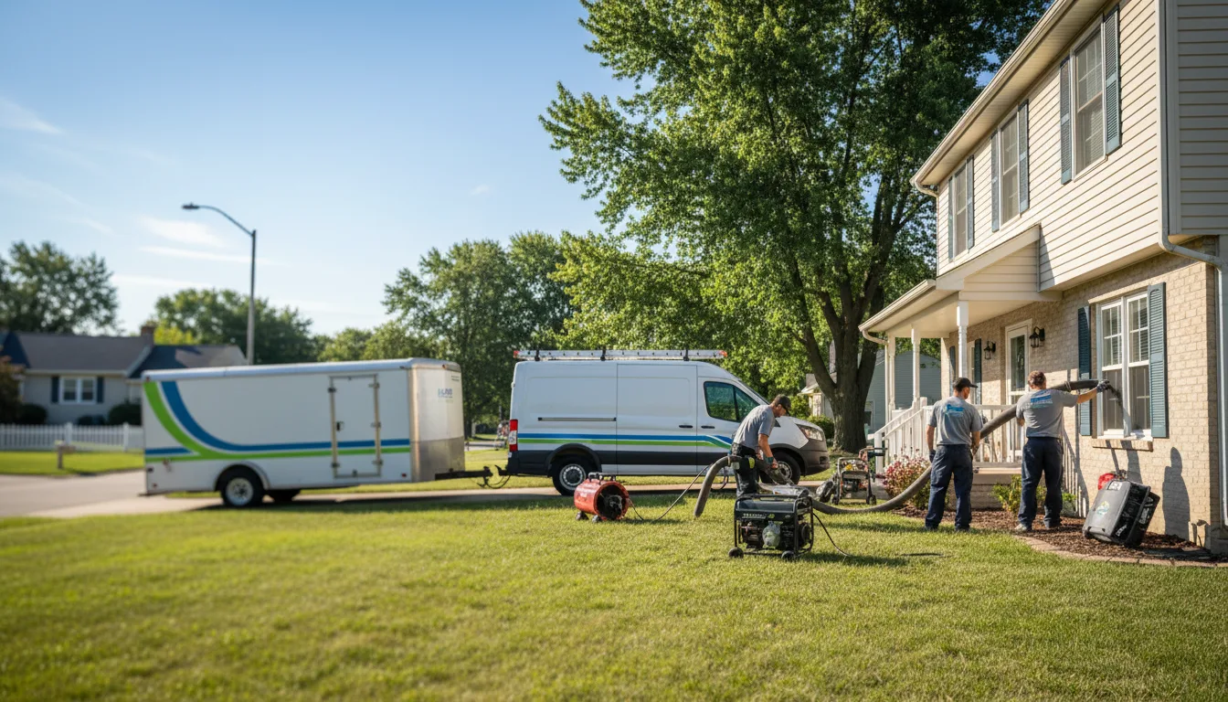 Flooded Basement Restoration And Cleanup With Repair in Litchfield, NE near me